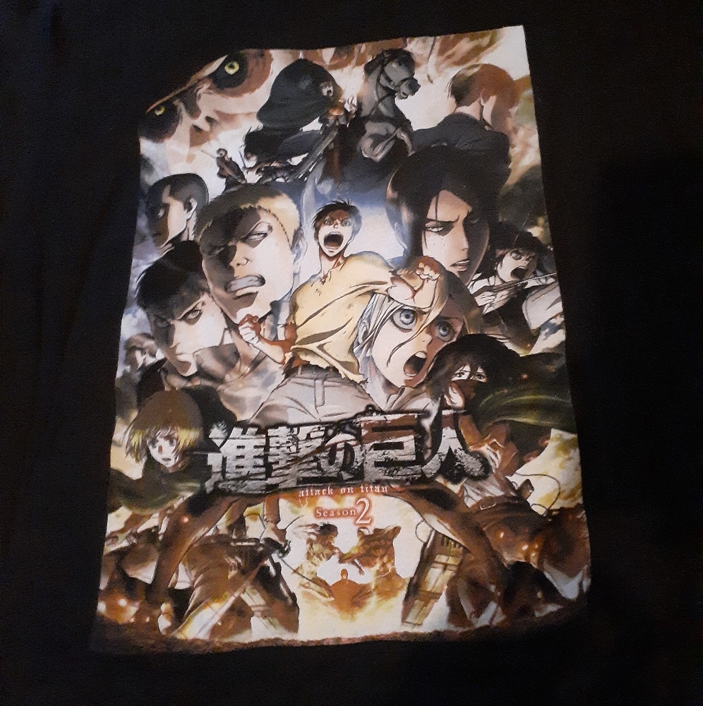 mens atack on titan anime shirt